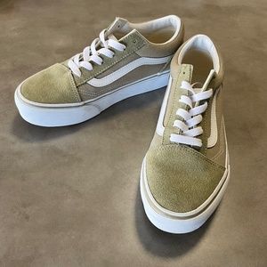 Vans Desert Sage Old Skool Sneakers, Size 36.5